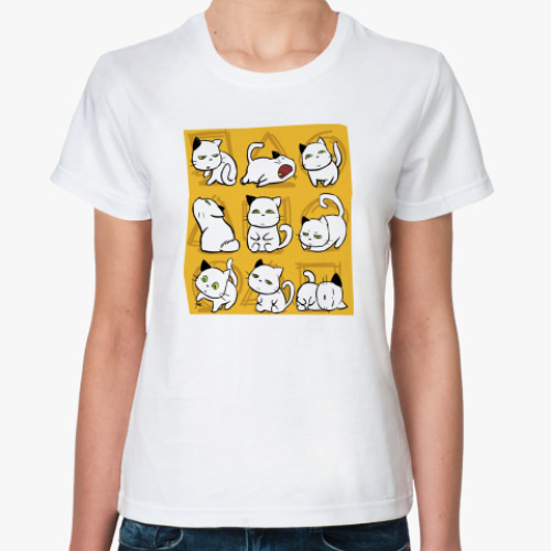 Классическая футболка Коты