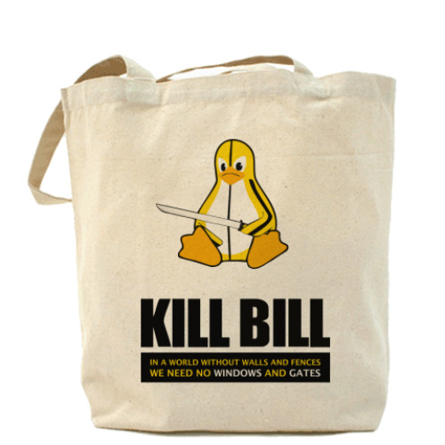 Сумка шоппер  Tux Kill Bill