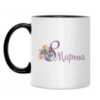 Кружка двухцветная