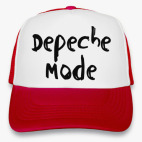 Кепка Trucker, красная Depeche Mode