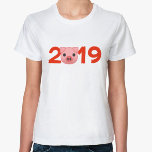 Классическая футболка PIGGY 2019