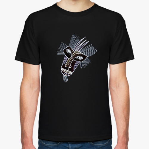 Футболка с принтом Шаман племени Умба-Тумба