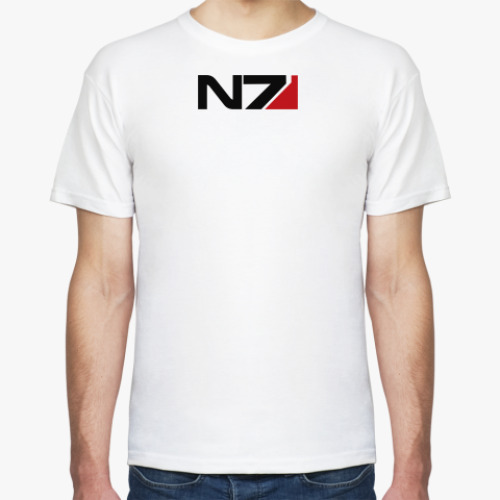 Футболка с принтом N7 Mass Effect Alliance