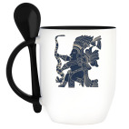 Кружка с ложкой