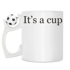 Кружка с футбольным мячиком