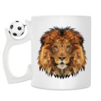 Кружка с футбольным мячиком