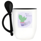 Кружка с ложкой