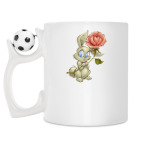 Кружка с футбольным мячиком