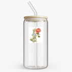 Банка с бамбуковой крышкой