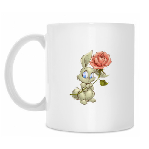 Кружка с принтом 'Заяц'