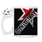 Кружка с футбольным мячиком