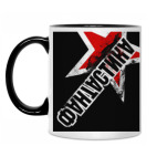 Кружка двухцветная