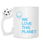 Кружка с футбольным мячиком