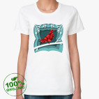 Женская футболка органик