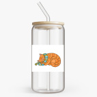 Банка с бамбуковой крышкой