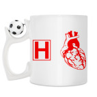 Кружка с футбольным мячиком