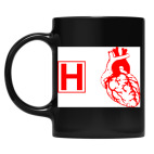 Кружка цветная UV-DTF