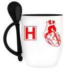 Кружка с ложкой