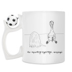 Кружка с футбольным мячиком