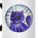 Акварельная иллюстрация,арт,  кот