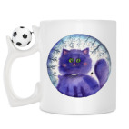 Кружка с футбольным мячиком