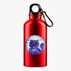 Металлическая бутылка 400 мл UV-DTF