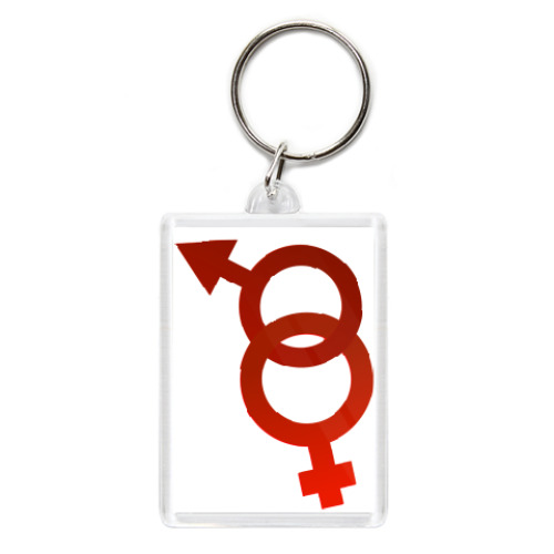 Брелок с принтом Мужчина и женщина