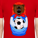Футболист Медведь Матрёшка