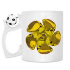 Кружка с футбольным мячиком