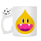 Кружка с футбольным мячиком