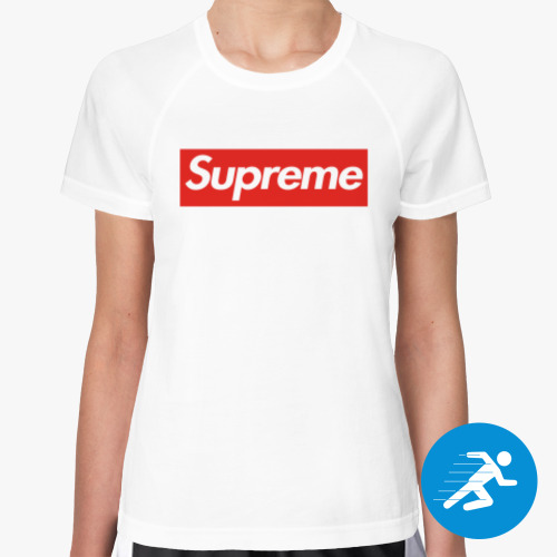 Женская спортивная футболка Supreme