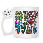 Кружка с футбольным мячиком