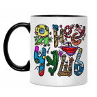 Кружка двухцветная