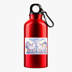 Металлическая бутылка 400 мл UV-DTF