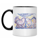 Кружка двухцветная