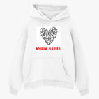 Толстовка худи оверсайз