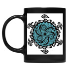 Кружка цветная UV-DTF