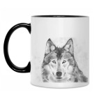 Кружка двухцветная