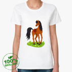 Женская футболка органик