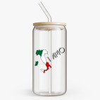 Банка с бамбуковой крышкой