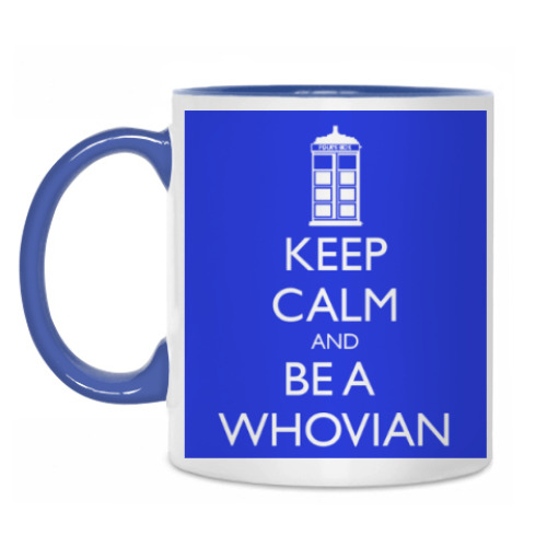 Кружка Keep calm and be a whovian