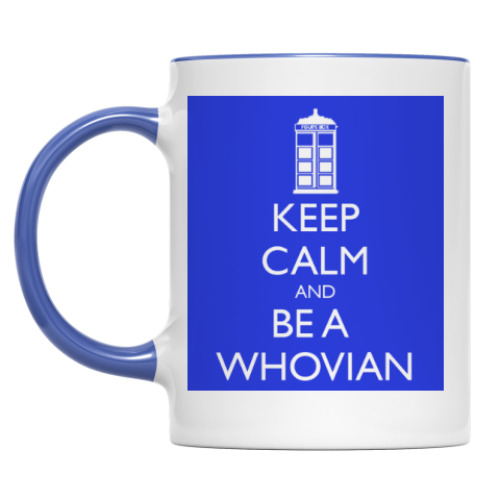 Кружка Keep calm and be a whovian