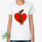 Женская футболка органик