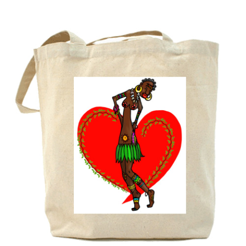 Сумка шоппер Любовь в шоколаде