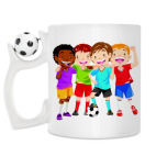 Кружка с футбольным мячиком