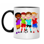 Кружка двухцветная