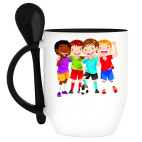 Кружка с ложкой