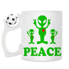 Кружка с футбольным мячиком