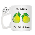 Кружка с футбольным мячиком