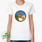 Женская футболка органик